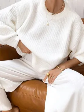 Fashionable Home Solid Color Suit